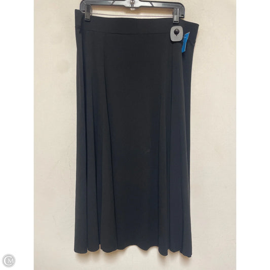 Skirt Midi By Eileen Fisher In Black, Size: 12p