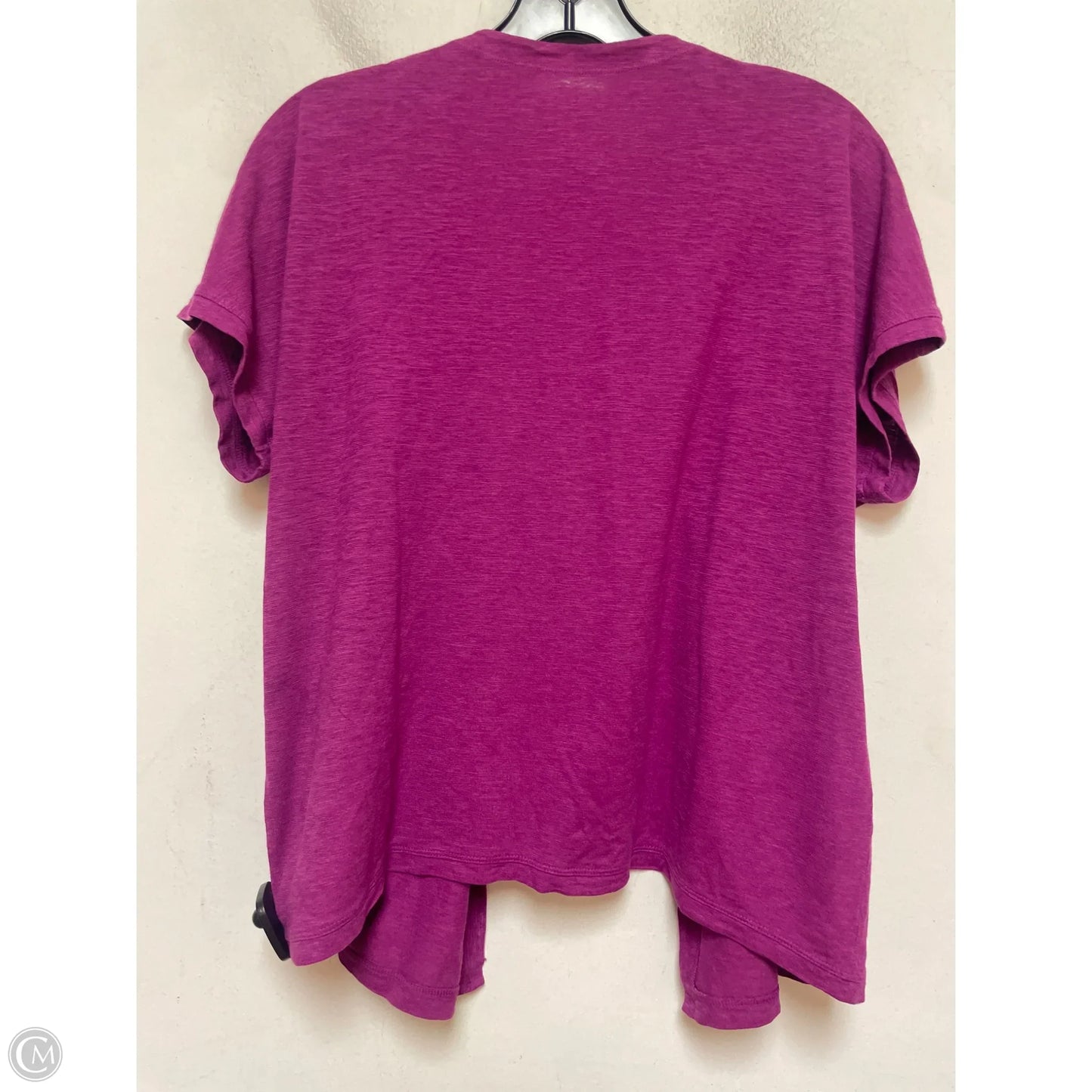 Top Short Sleeve By Eileen Fisher In Purple, Size: M