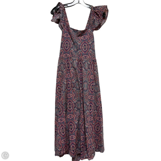 Dress Casual Midi By Banana Republic In Multi-colored, Size: S