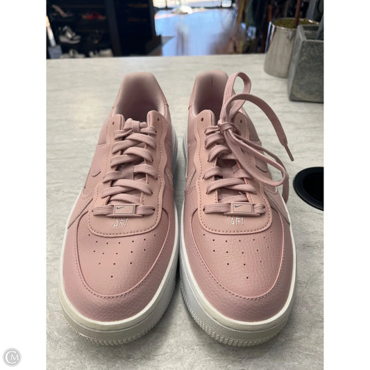 Shoes Sneakers By Nike In Pink & White, Size: 9