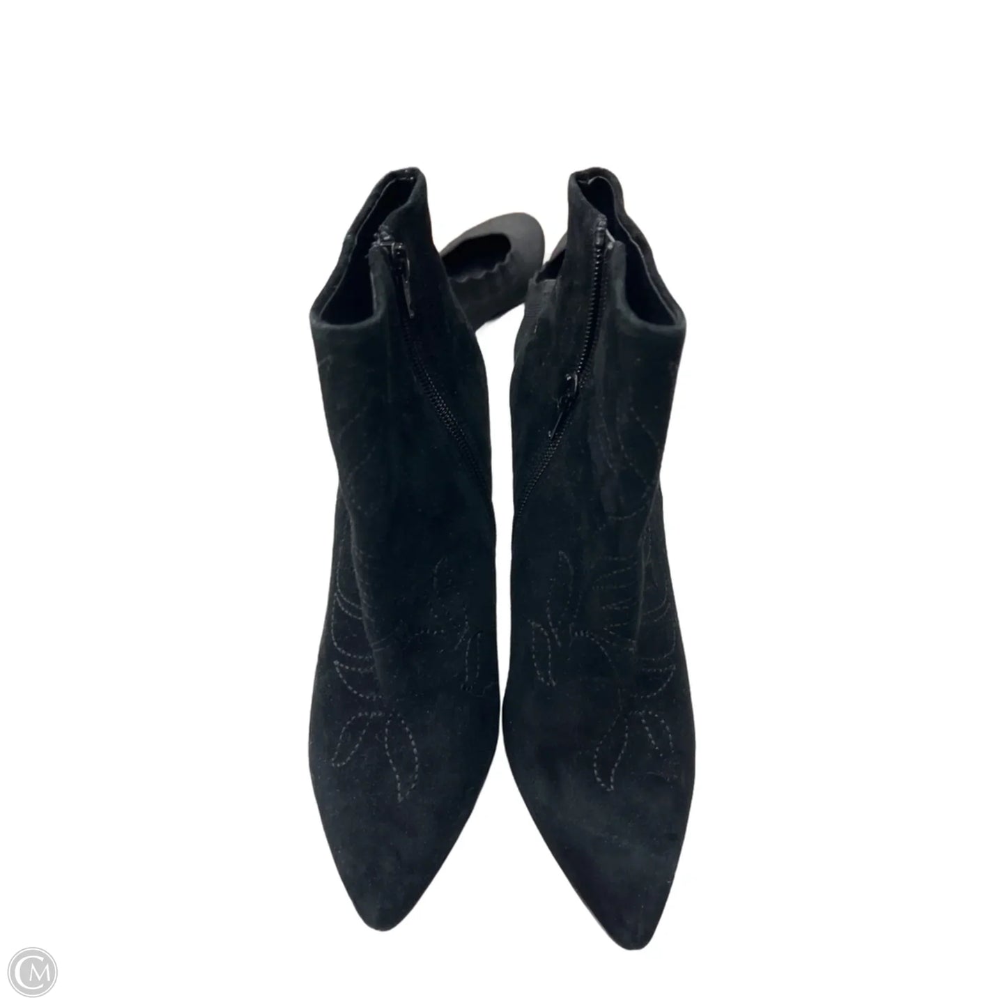 Boots Ankle Heels By Aldo In Black, Size: 8.5