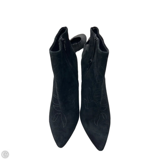 Boots Ankle Heels By Aldo In Black, Size: 8.5