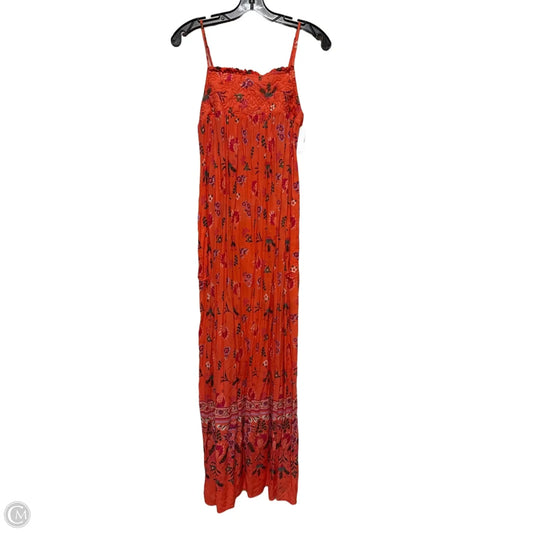 Dress Casual Maxi By Anthropologie In Floral Print, Size: S