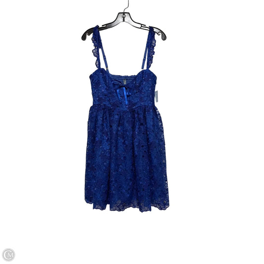 Dress Casual Short By Anthropologie In Blue, Size: S