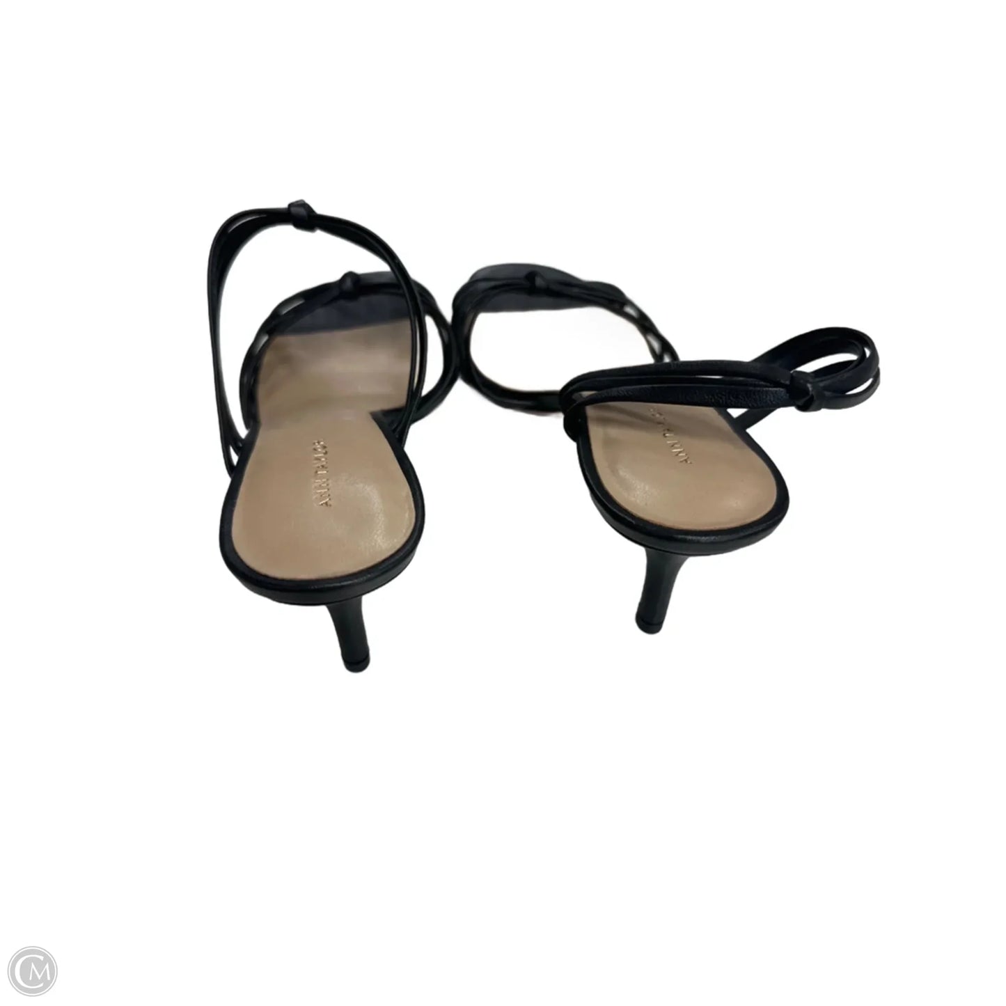 Sandals Heels Kitten By Ann Taylor In Black, Size: 8