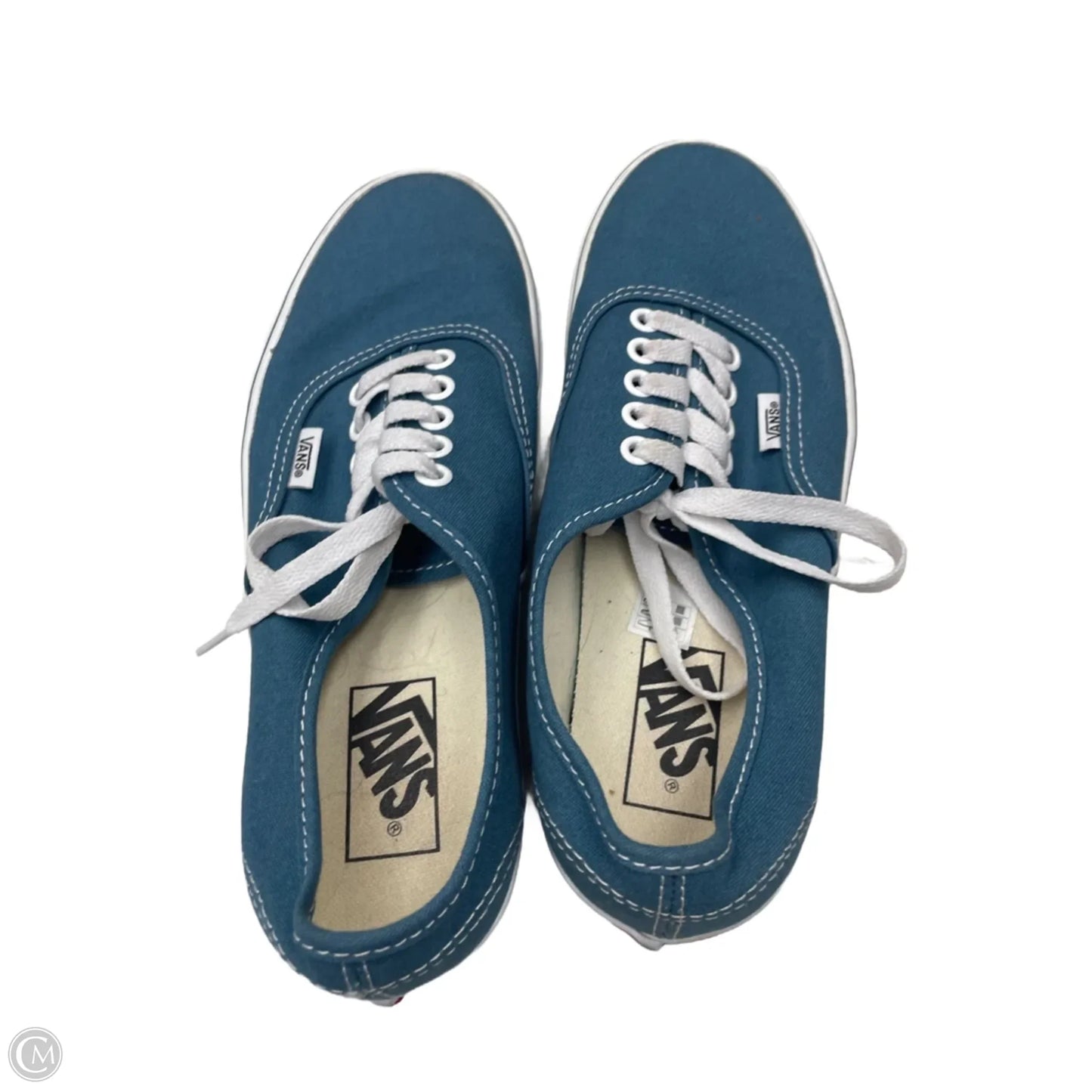 Shoes Sneakers By Vans In Blue, Size: 8