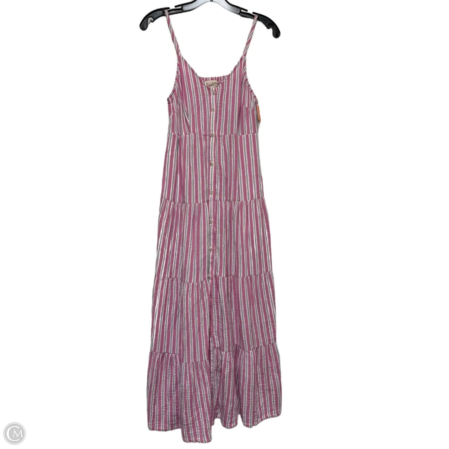 Dress Casual Midi By Universal Thread In Striped Pattern, Size: Xs