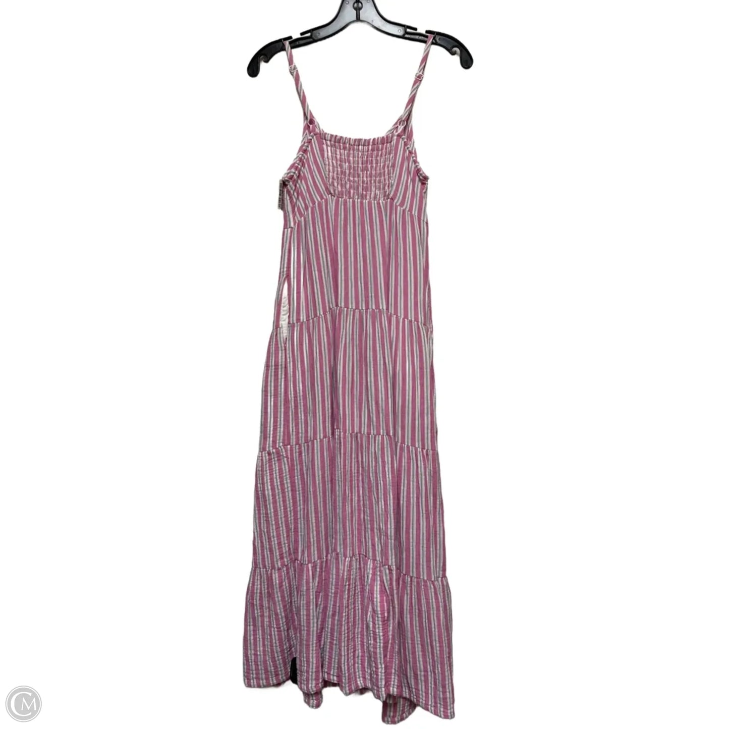 Dress Casual Midi By Universal Thread In Striped Pattern, Size: Xs