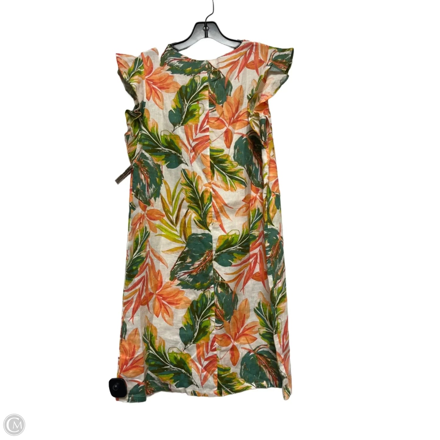 Dress Casual Short By Nicole Miller In Tropical Print, Size: S
