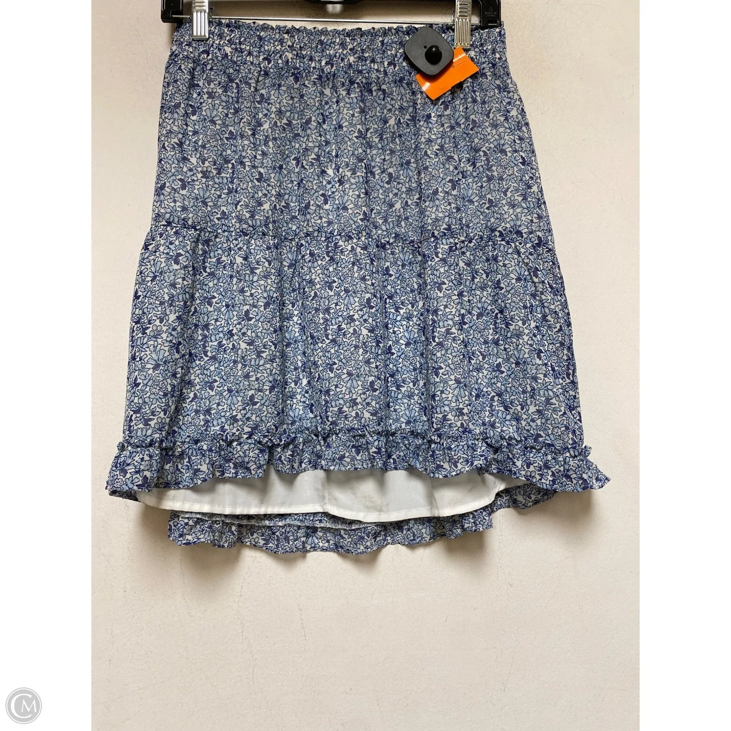 Skirt Mini & Short By Loft In Blue, Size: 6p