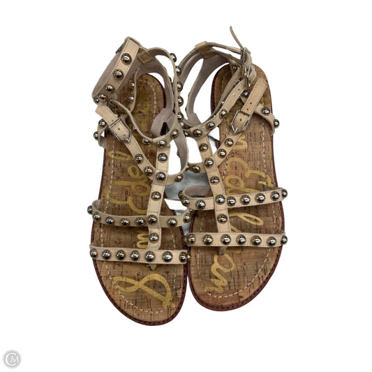Sandals Flats By Sam Edelman In Tan, Size: 10
