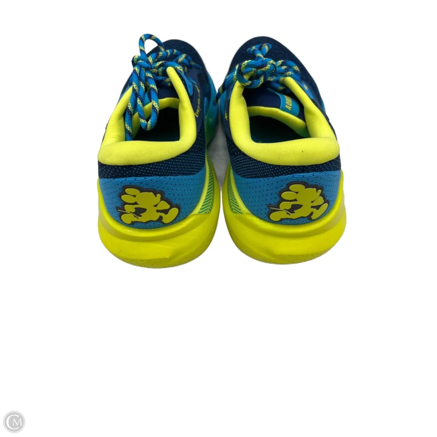 Shoes Athletic By Brooks In Blue & Yellow, Size: 8
