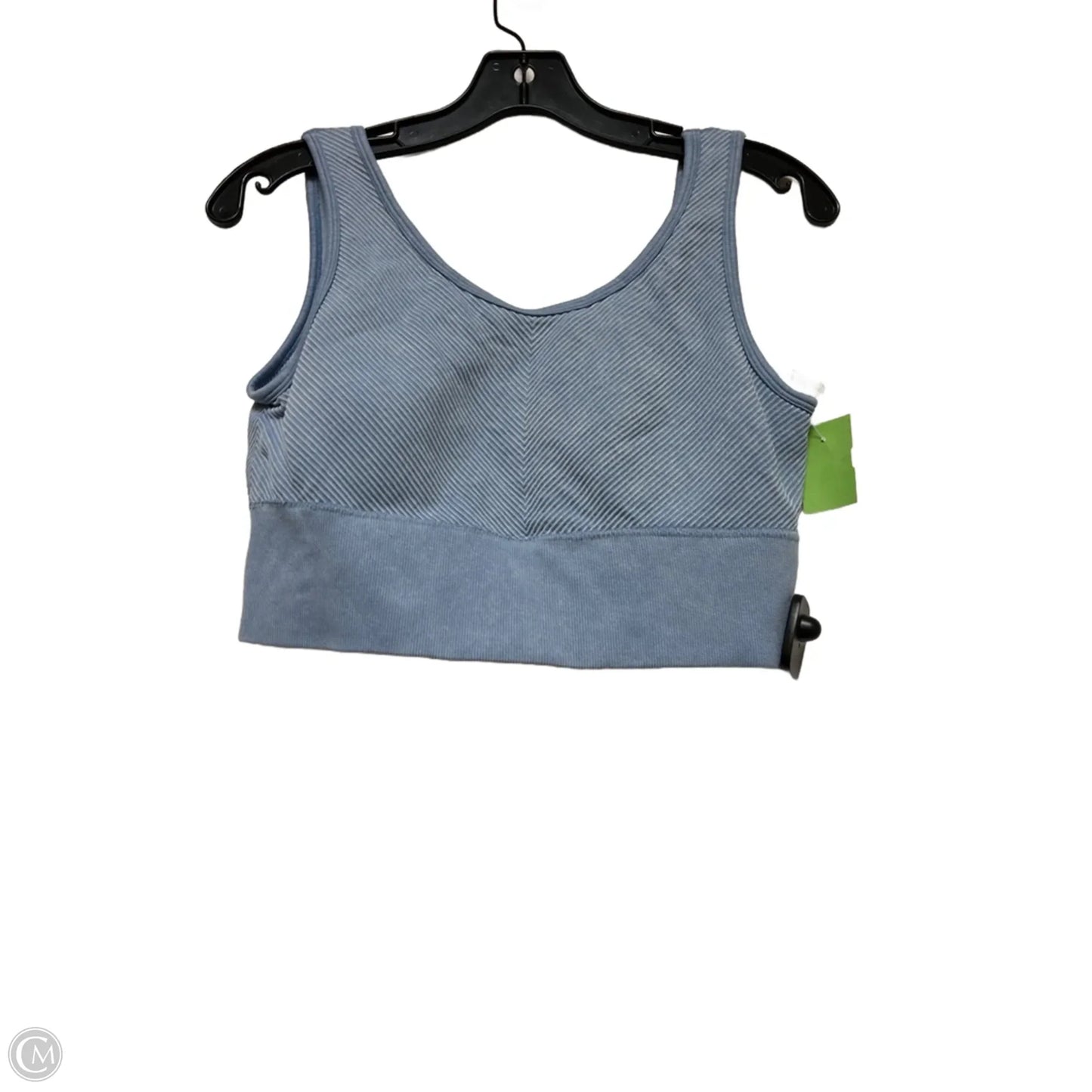 Athletic Bra By Clothes Mentor In Blue, Size: L