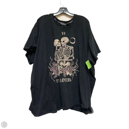 Top Short Sleeve Basic By Torrid In Black, Size: 4x