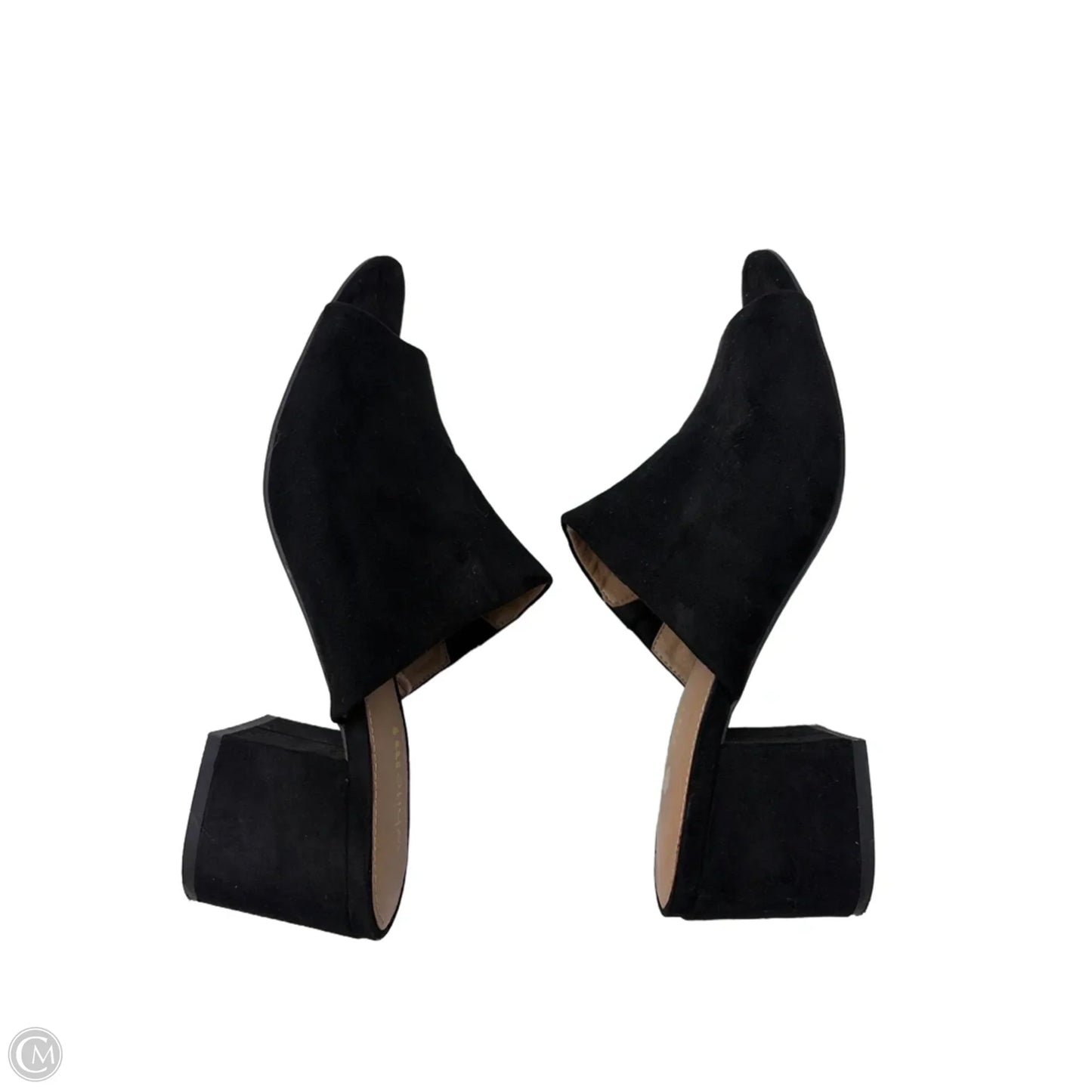 Sandals Heels Block By White Mountain In Black, Size: 9