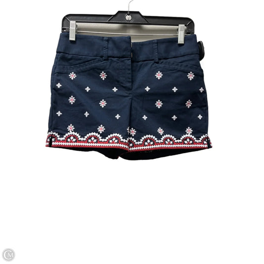 Shorts By Loft In Blue Red & White, Size: 0p
