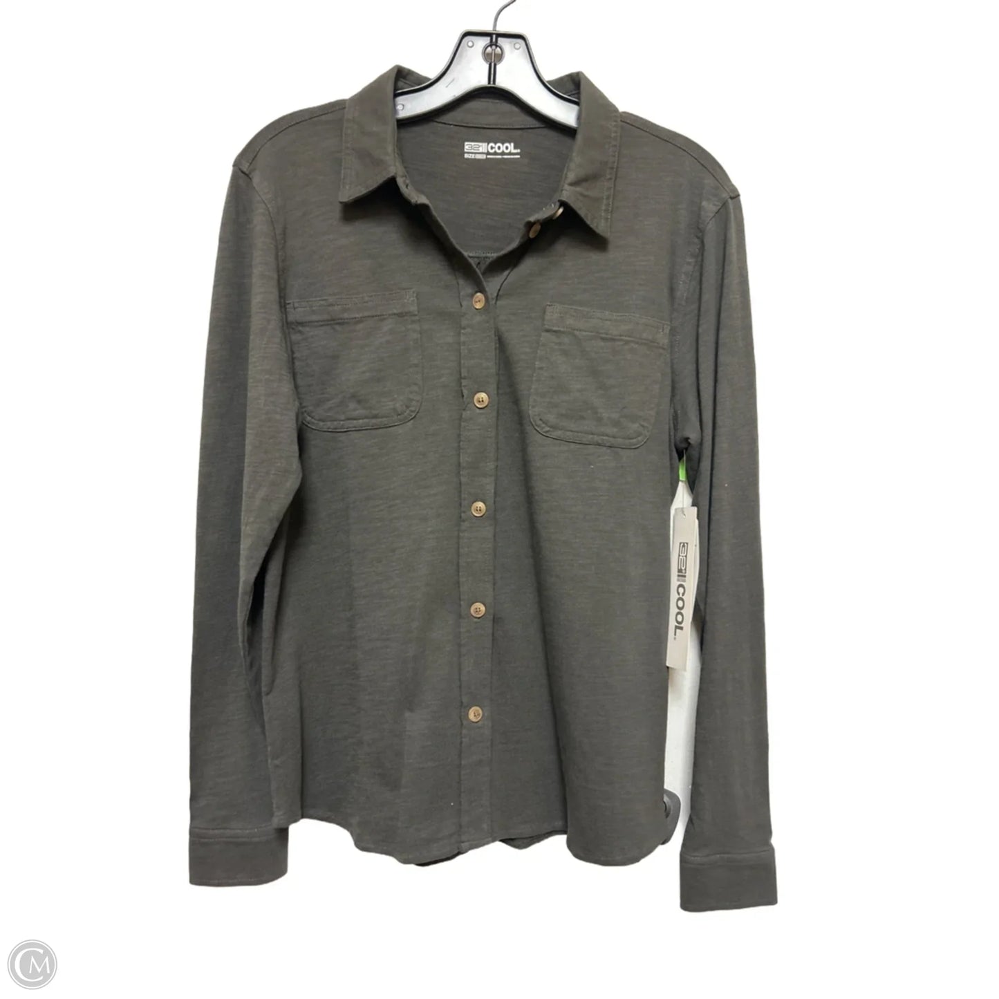 Top Long Sleeve By 32 Degrees In Grey, Size: Xs