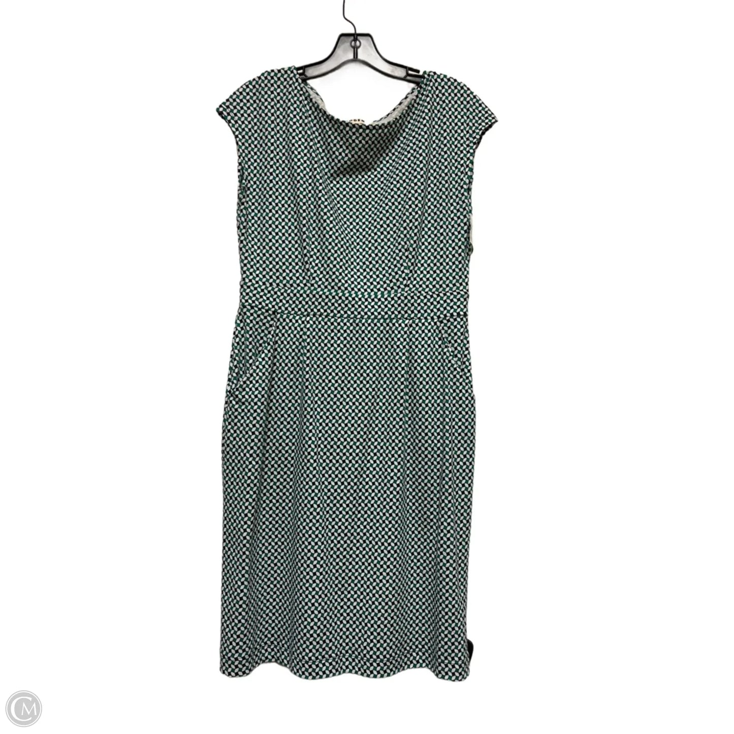 Dress Casual Short By Boden In Blue & Green, Size: M