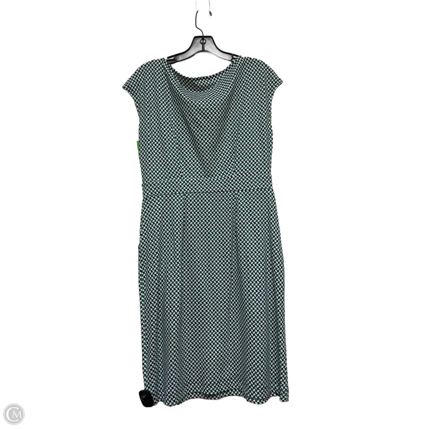 Dress Casual Short By Boden In Blue & Green, Size: M