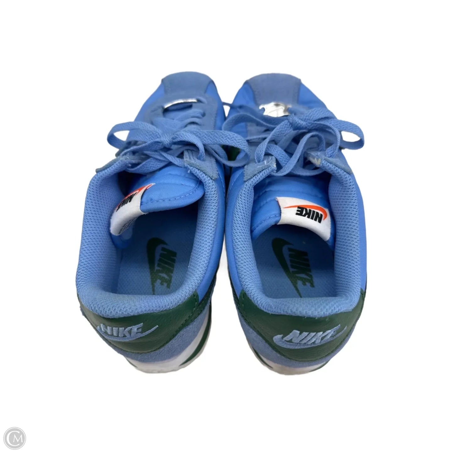 Shoes Sneakers By Nike In Blue & Green, Size: 7