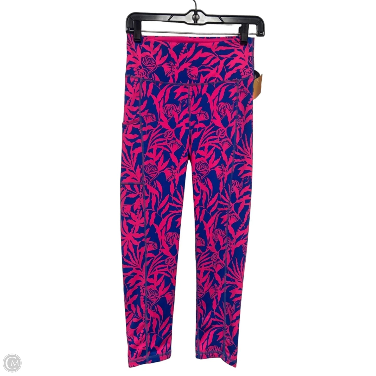 Pants Designer By Lilly Pulitzer In Blue & Pink, Size: S