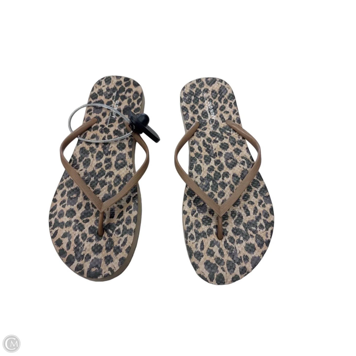 Sandals Flip Flops By Old Navy In Animal Print, Size: 9