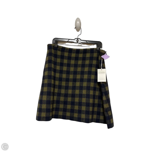 Skirt Mini & Short By Free Assembly In Plaid Pattern, Size: 16