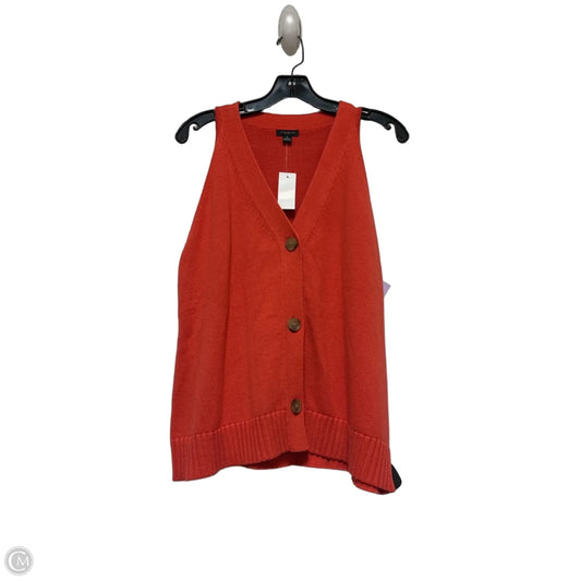 Top Sleeveless By Ann Taylor In Orange, Size: Xl