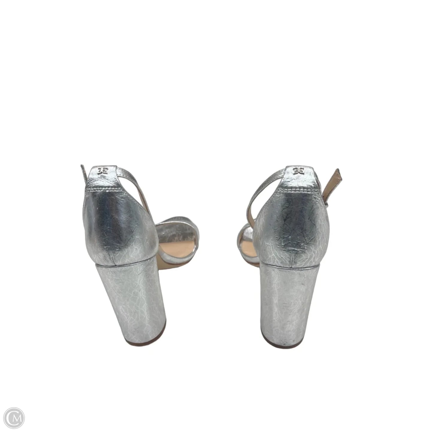 Shoes Heels Block By Sam Edelman In Silver, Size: 9.5
