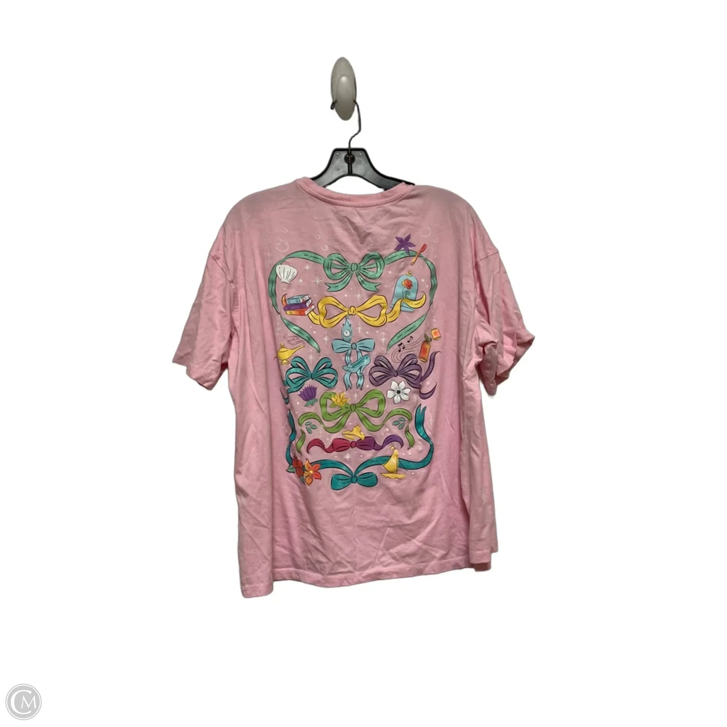 Top Short Sleeve Basic By Disney Store In Pink, Size: M