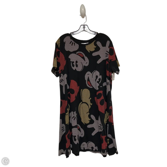 Dress Casual Short By Disney Store In Black & Red, Size: L