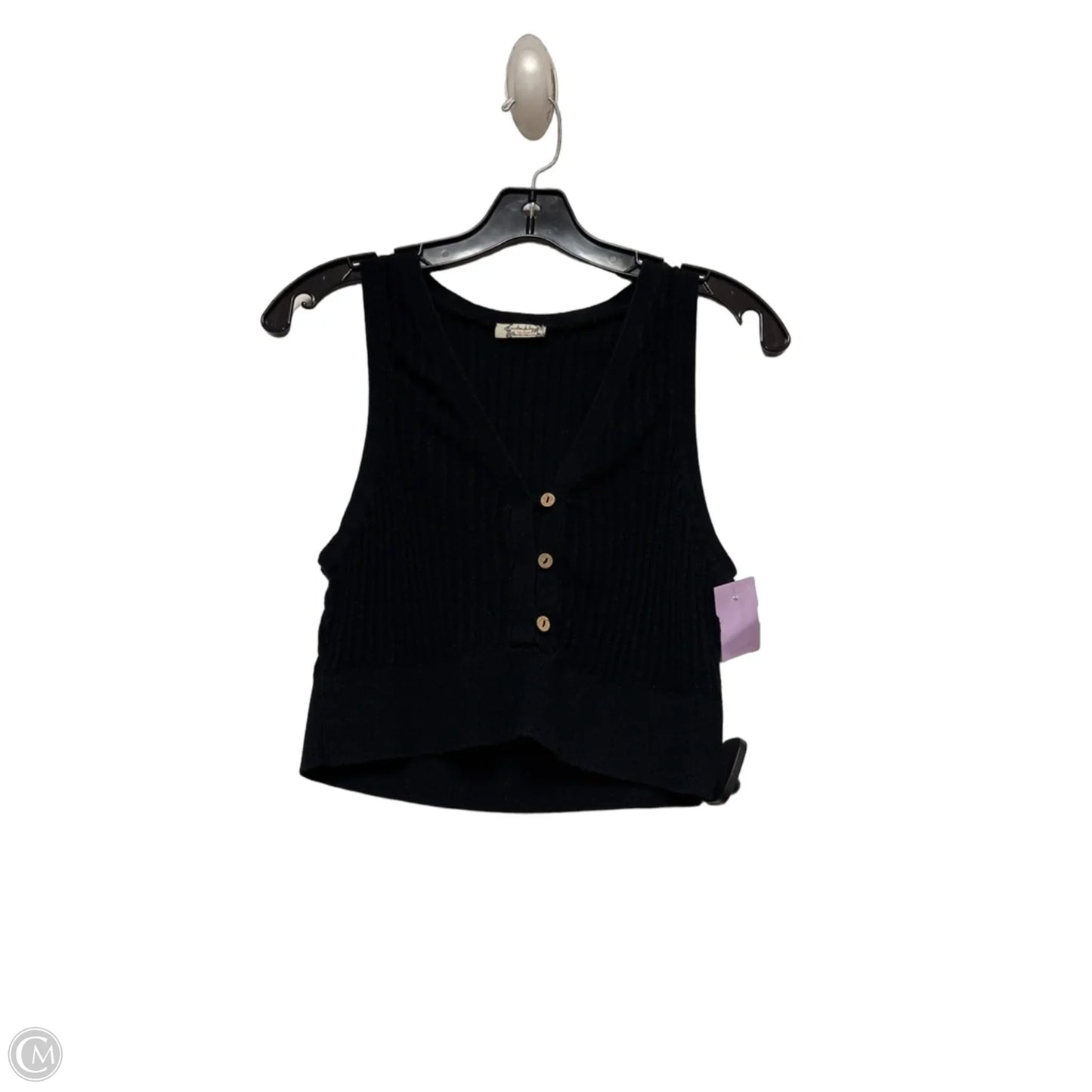 Top Sleeveless By Free People In Black, Size: M