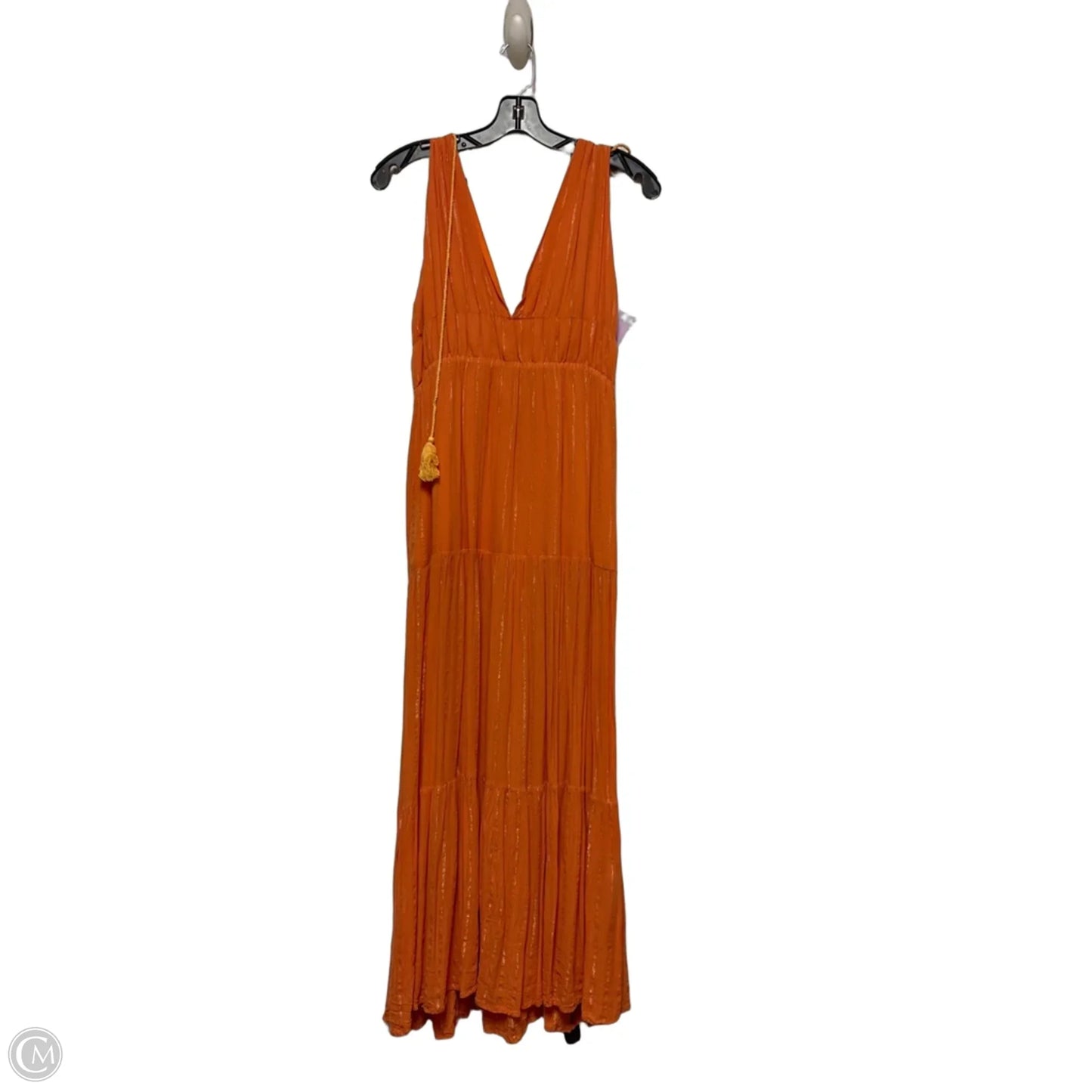 Dress Casual Maxi By Clothes Mentor In Orange, Size: L