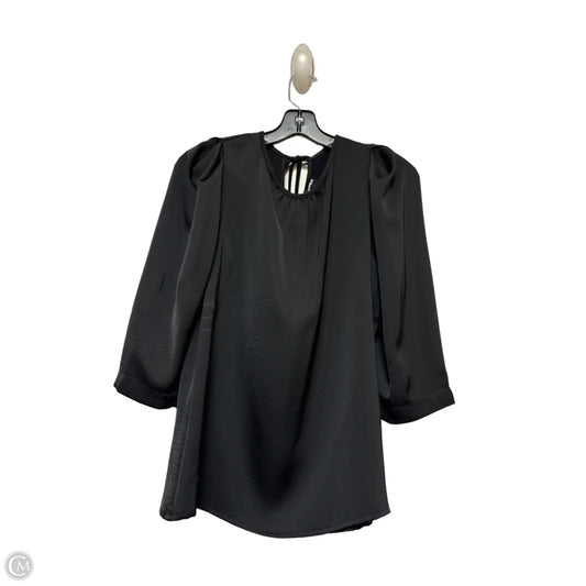 Top Short Sleeve Designer By Karl Lagerfeld In Black, Size: Xs
