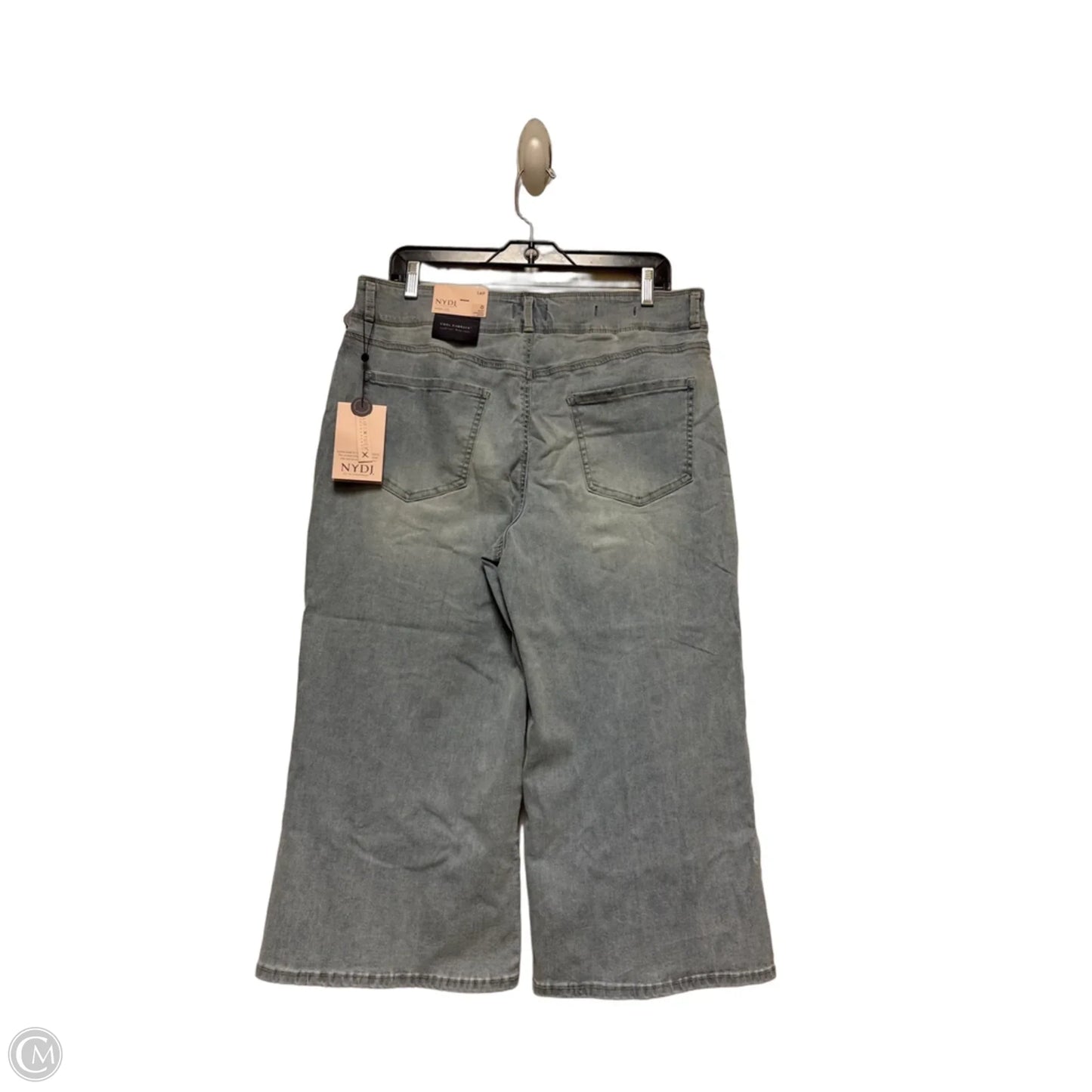 Jeans Wide Leg By Not Your Daughters Jeans In Blue Denim, Size: 14p
