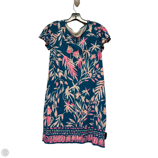 Dress Designer By Lilly Pulitzer In Blue & Pink, Size: M