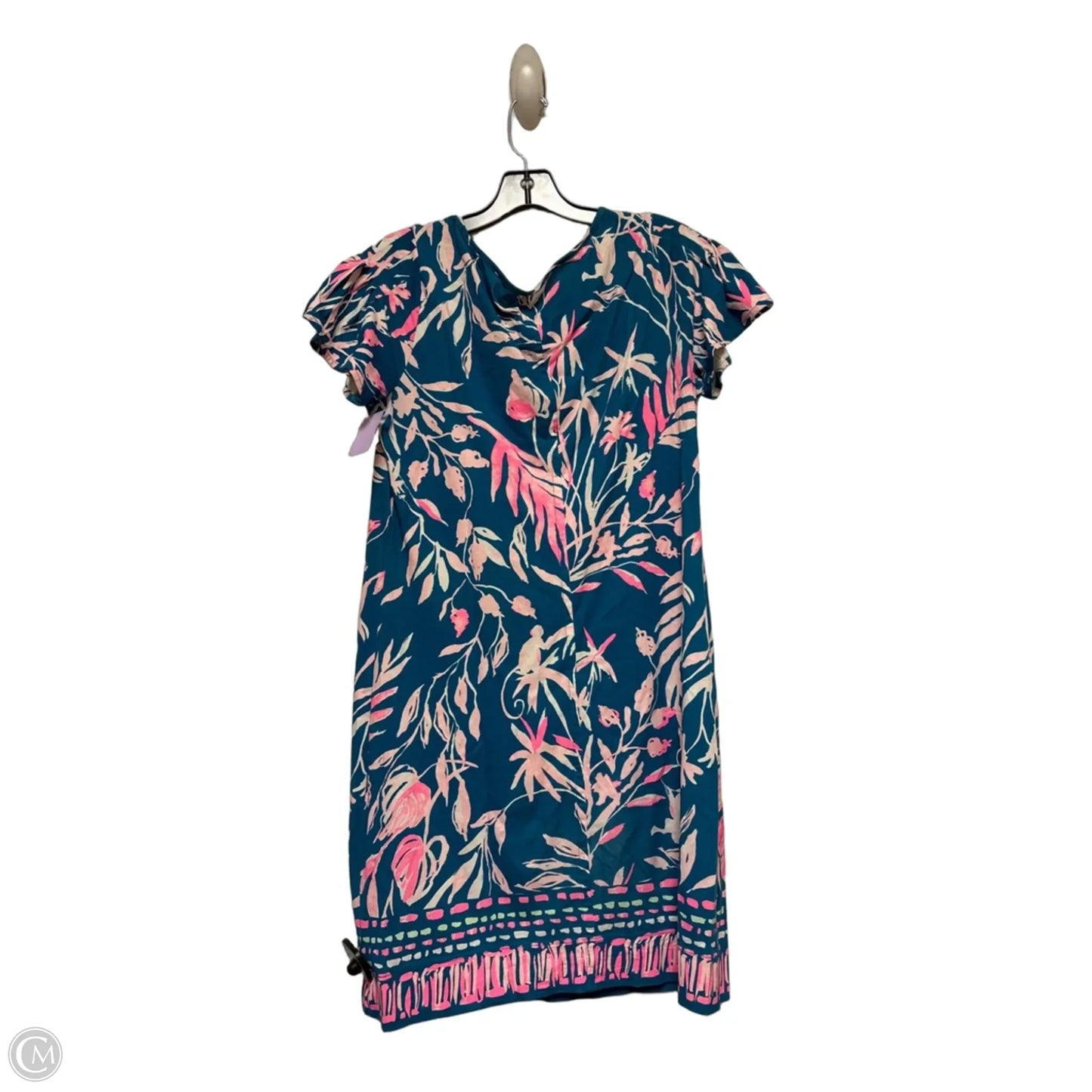 Dress Designer By Lilly Pulitzer In Blue & Pink, Size: M