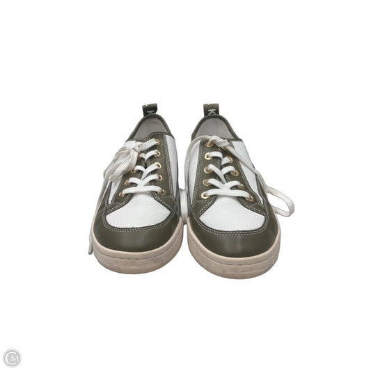 Shoes Sneakers By Michael By Michael Kors In Green & White, Size: 9.5