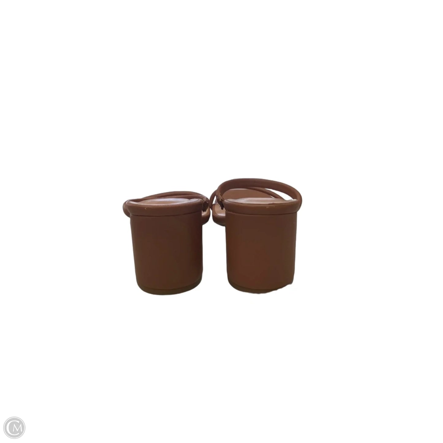 Sandals Heels Block By A New Day In Brown, Size: 11