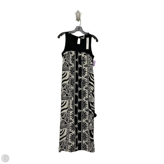 Dress Casual Maxi By Nicole Miller In Black & White, Size: Xs