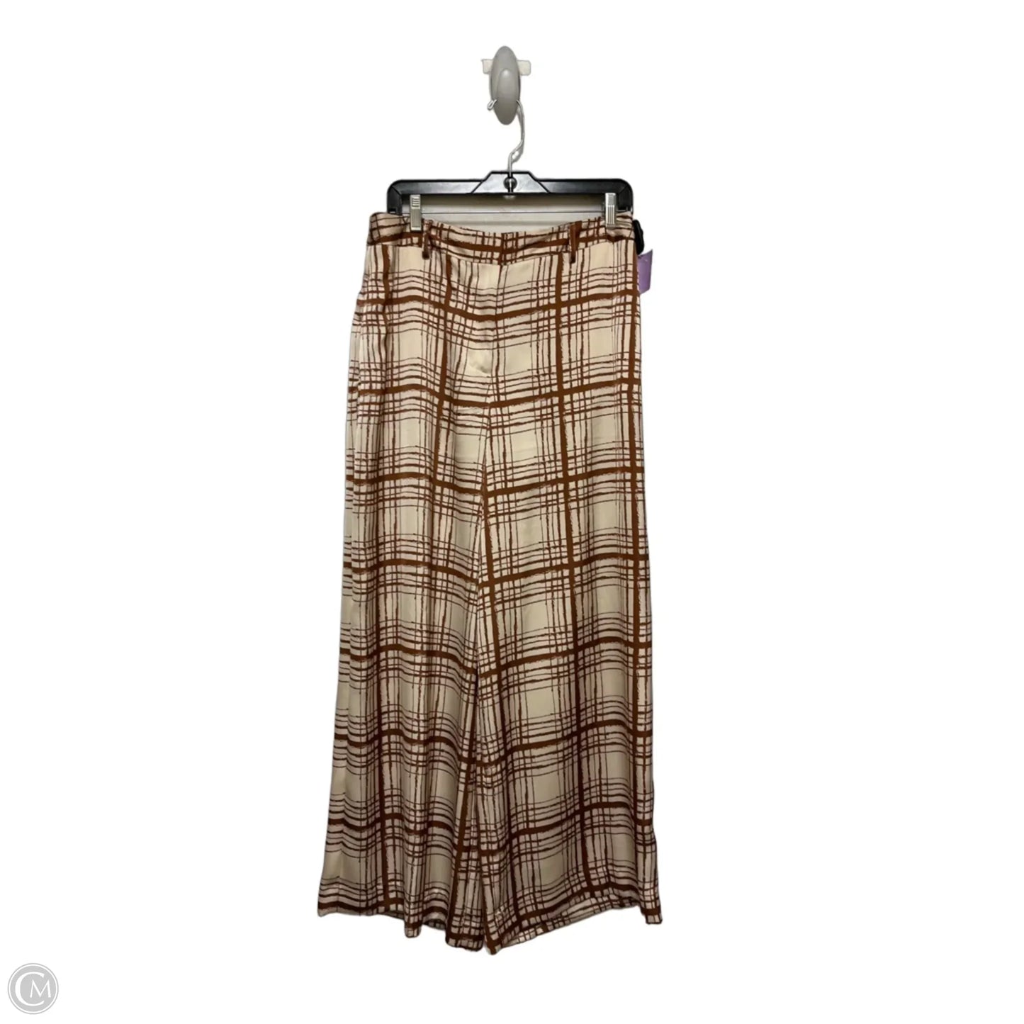 Pants Wide Leg By Worthington In Brown & Tan, Size: 10p