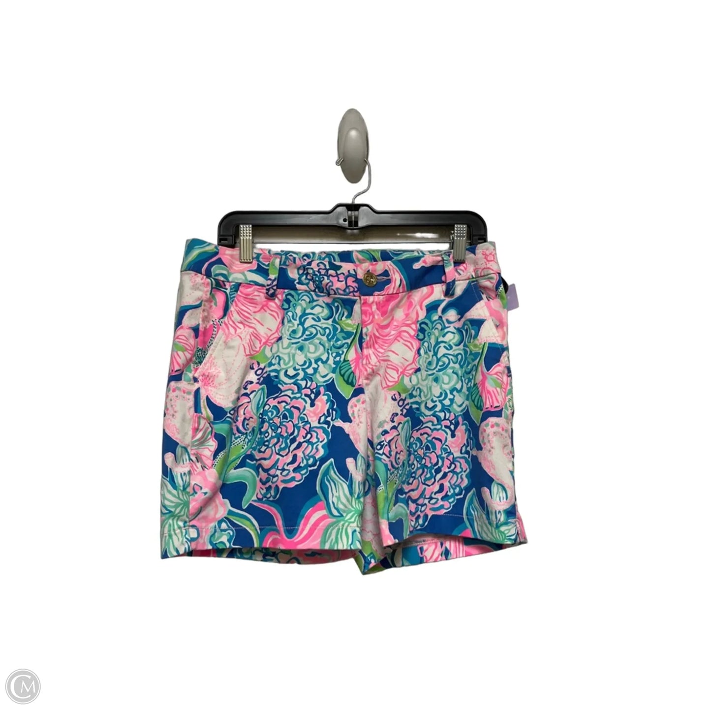 Shorts Designer By Lilly Pulitzer In Blue & Pink, Size: 6