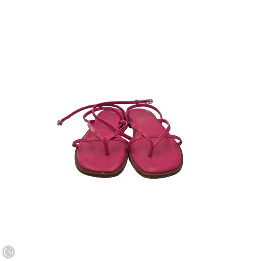 Sandals Flats By Cushionaire In Pink, Size: 8.5