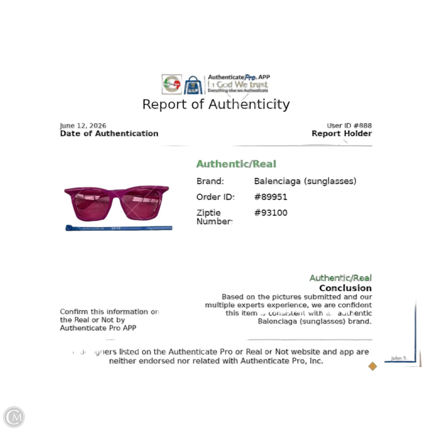 Sunglasses Luxury Designer By Balenciaga