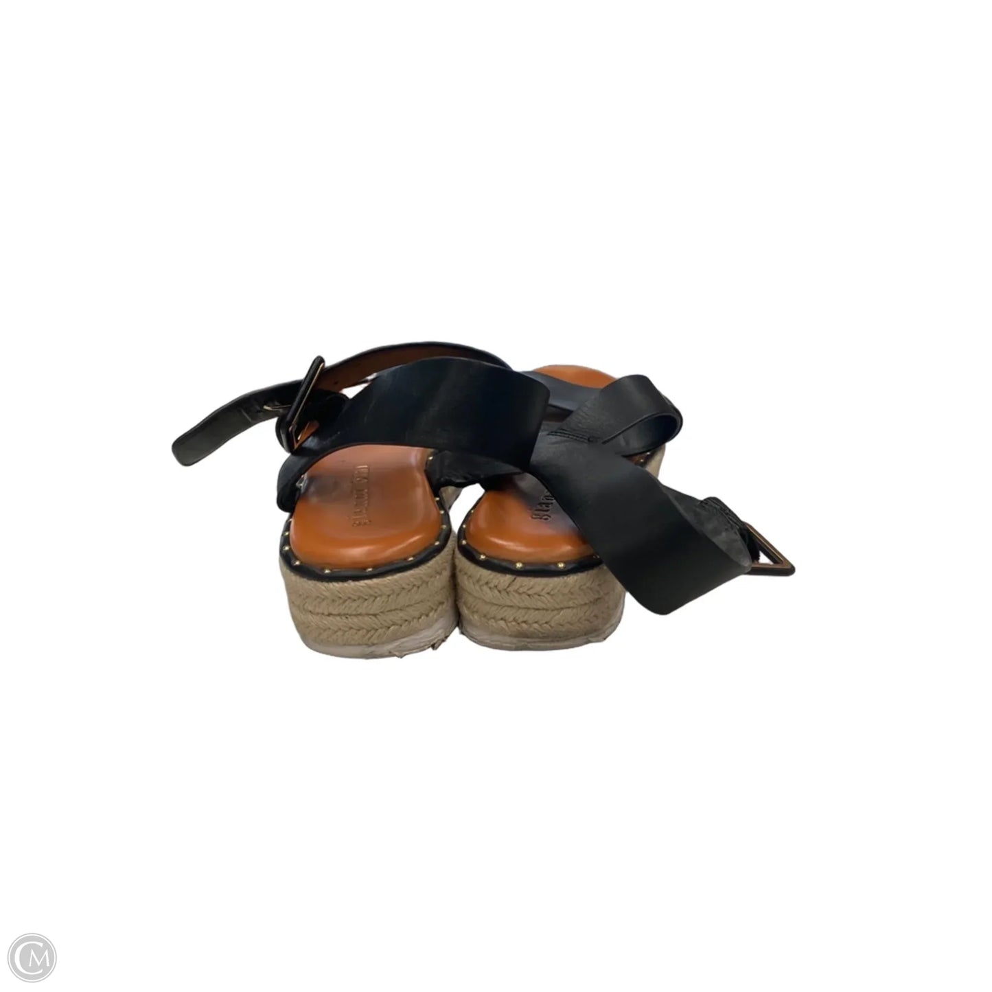 Sandals Flats By Gianni Bini In Black & Tan, Size: 10