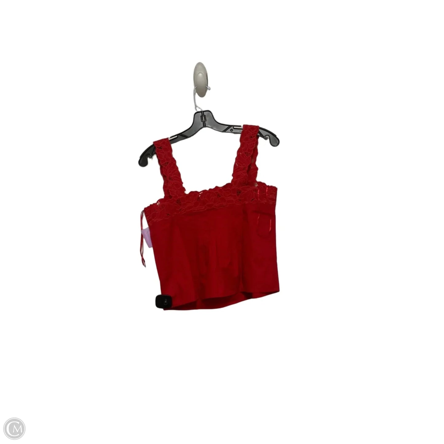 Top Sleeveless By J. Crew In Red, Size: S