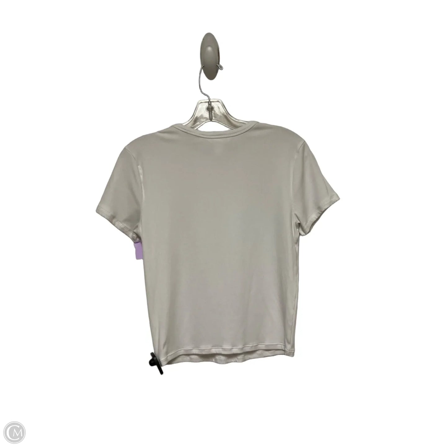 Athletic Top Short Sleeve By Athleta In White, Size: M