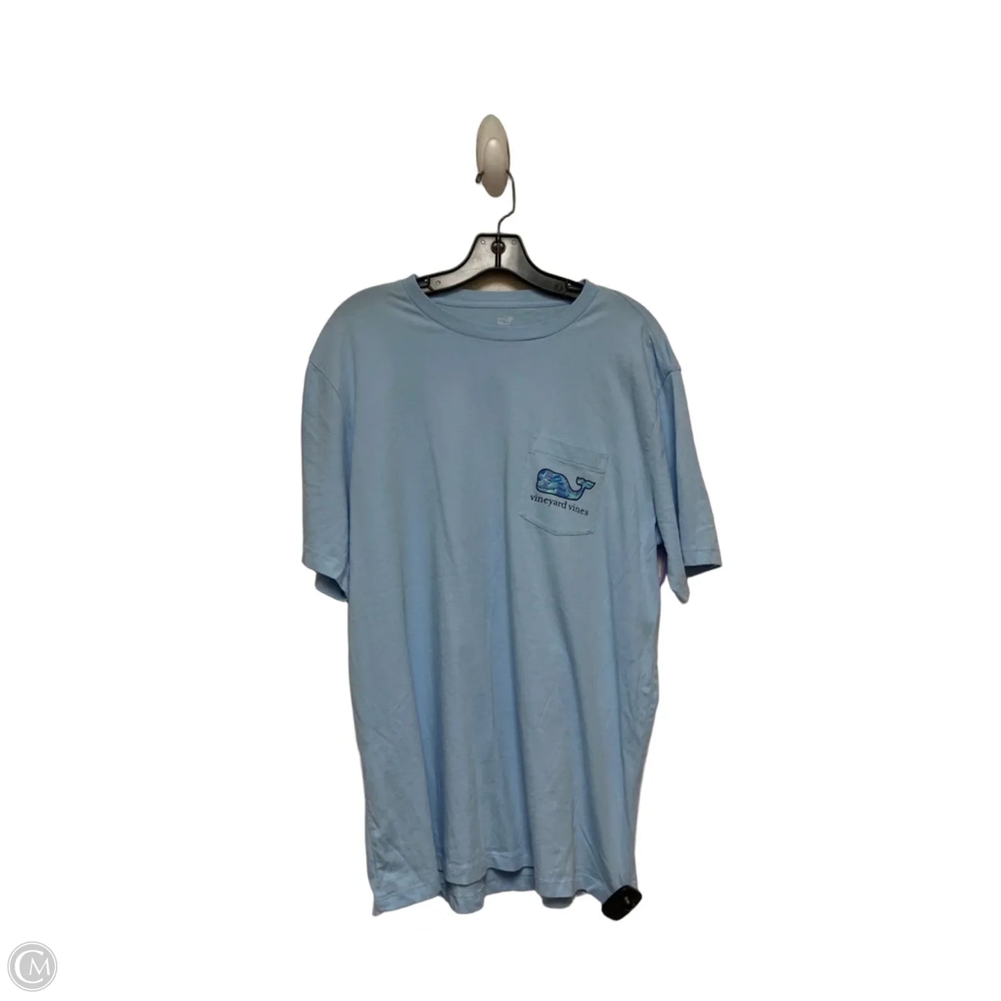 Top Short Sleeve Basic By Vineyard Vines In Blue, Size: L
