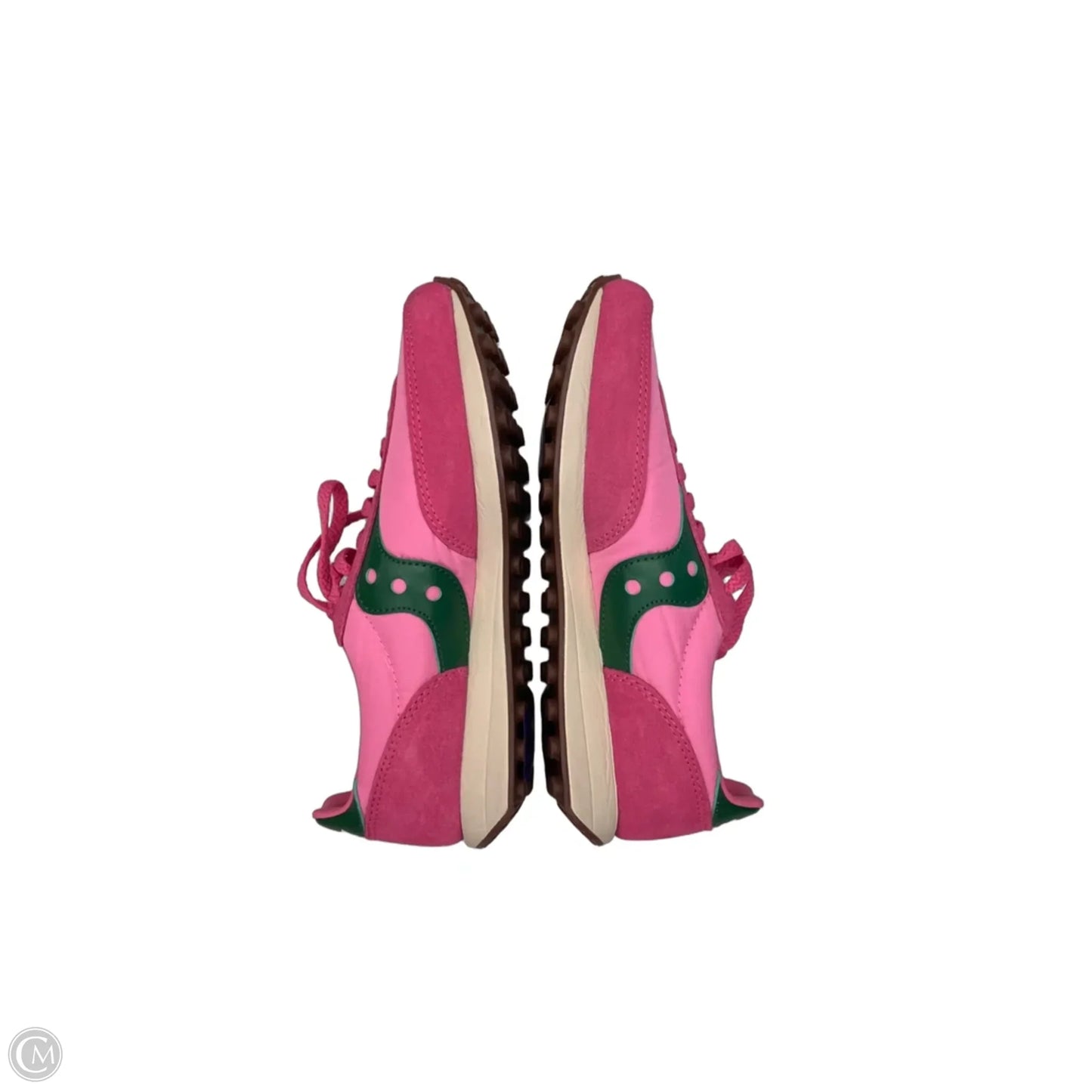 Shoes Sneakers By Saucony In Green & Pink, Size: 5.5