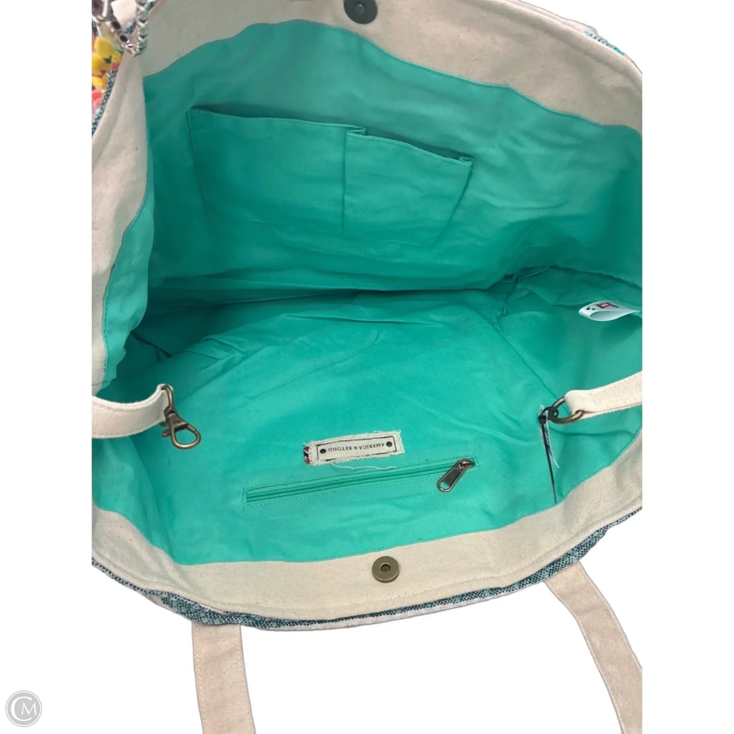 Tote By Clothes Mentor, Size: Large